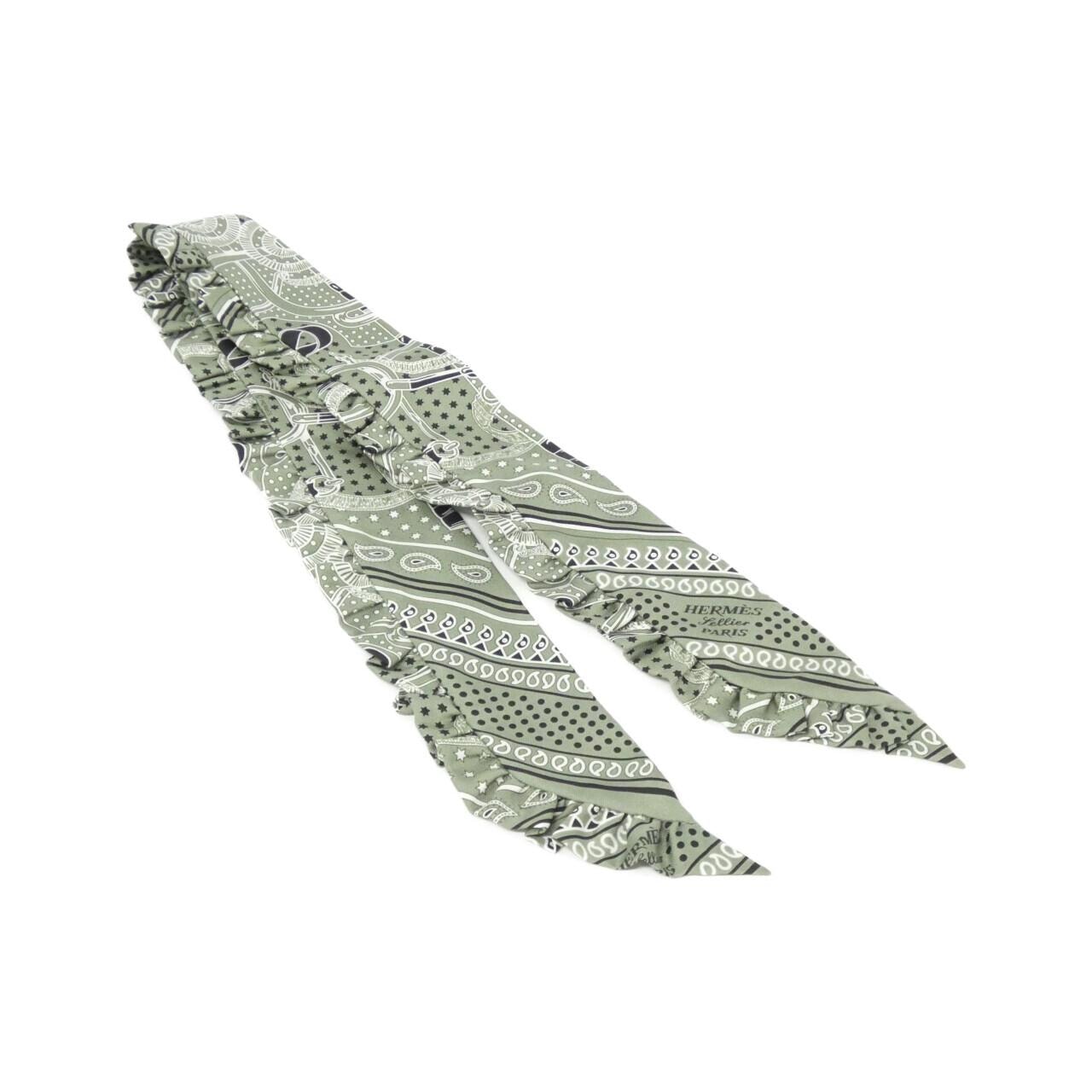 エルメス EPERON D'OR BANDANA ツイリー フリル 852978S スカーフ
