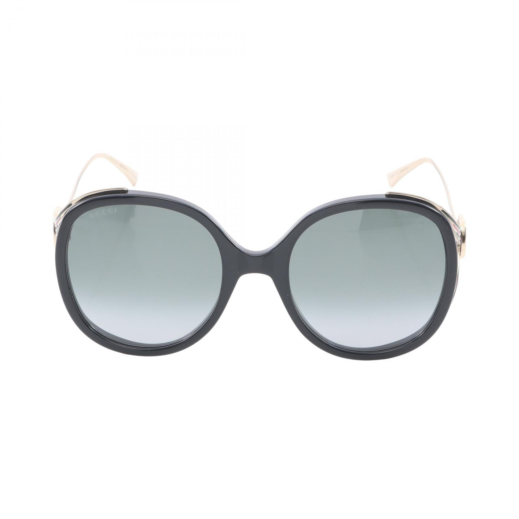 グッチ GUCCI サングラス 衣料品 GP / プラスチック レディース ゴールド系 / ブラック系 GG0226S007 【新品】