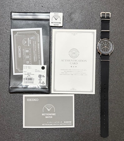 SEIKO x FRAGMENT x V.A. Metronome Watch Fragment Edition "Black"