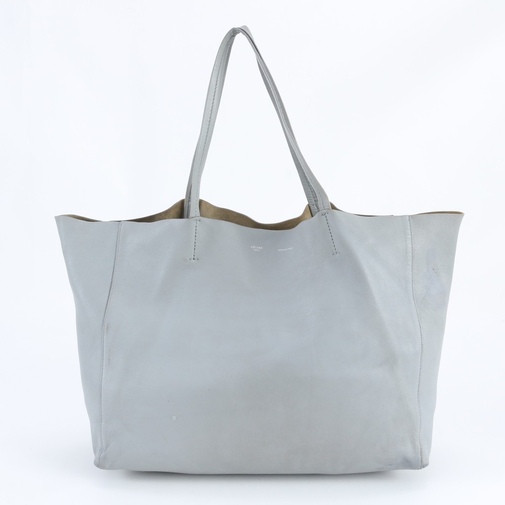 ■美品 セリーヌ ホリゾンタル カバトート バッグ レザー