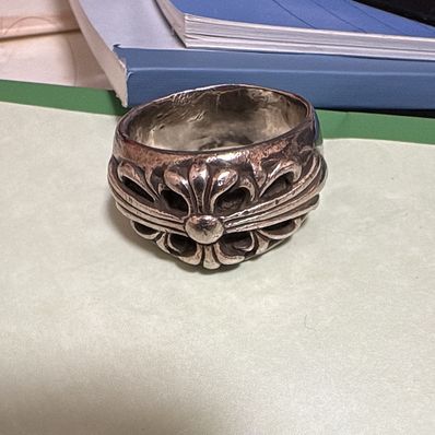 Chrome Hearts Floral Cross Ring "Silver"