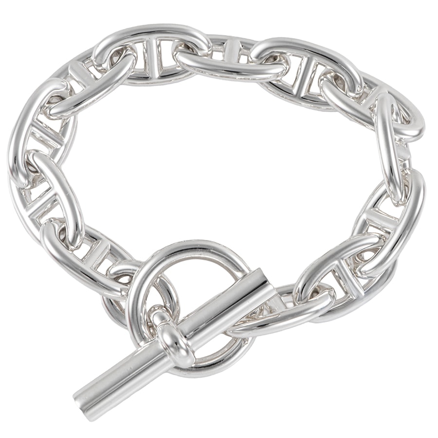 【未使用】HERMES エルメス シェーヌダンクルGM ブレスレット 12コマ スターリングシルバー シルバー【中古】