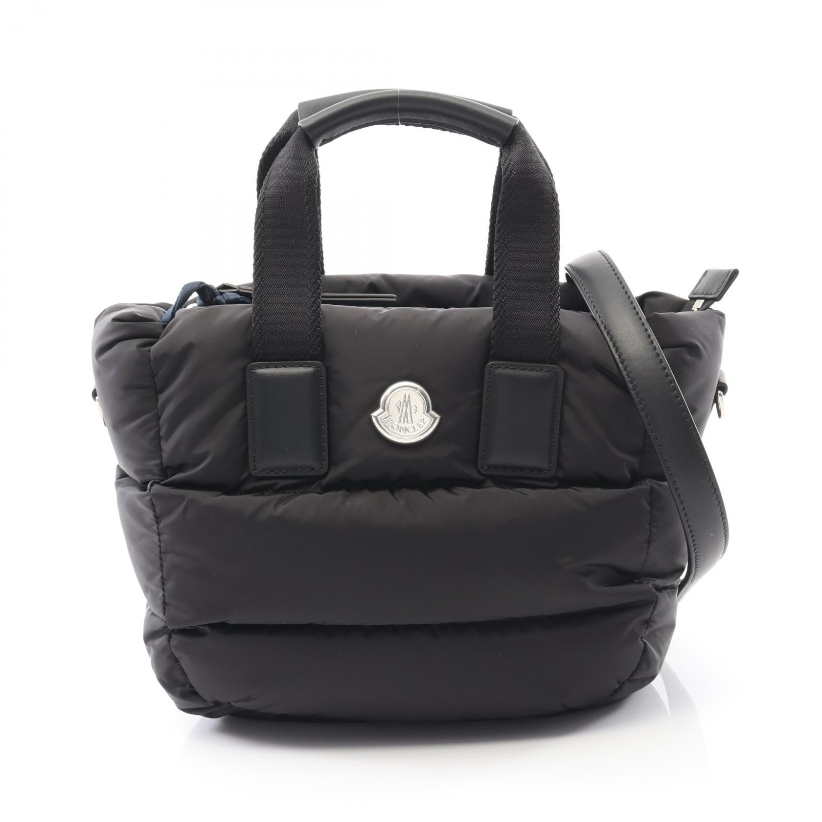 モンクレール MONCLER MINI CARADOC 2WAY トートバッグ バッグ ナイロン レザー レディース ブラック系 5D00009M6275999 【新品】