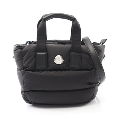 モンクレール MONCLER MINI CARADOC 2WAY トートバッグ バッグ ナイロン レザー レディース ブラック系 5D00009M6275999 【新品】