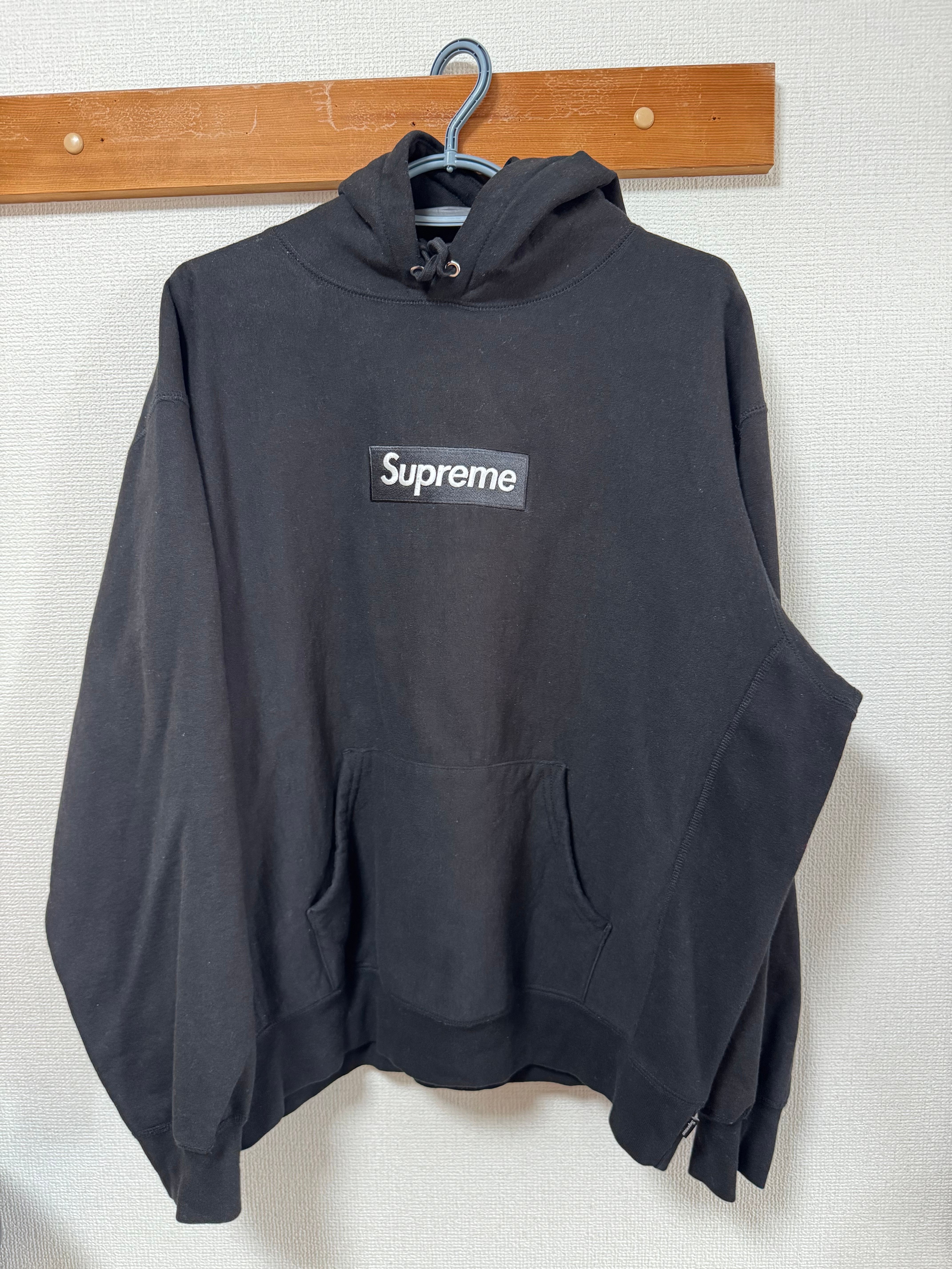 Supreme Box Logo Hooded Sweatshirt "Black" (23FW)