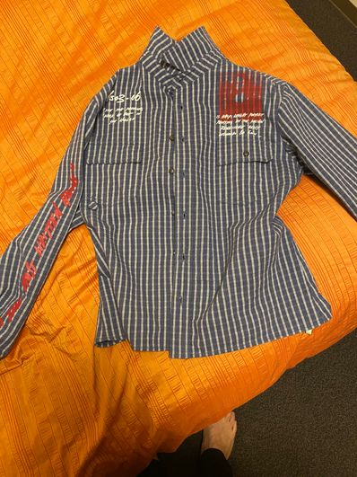 OFF-WHITE◆19SS/MONALISA CL STRIPED SHIRT