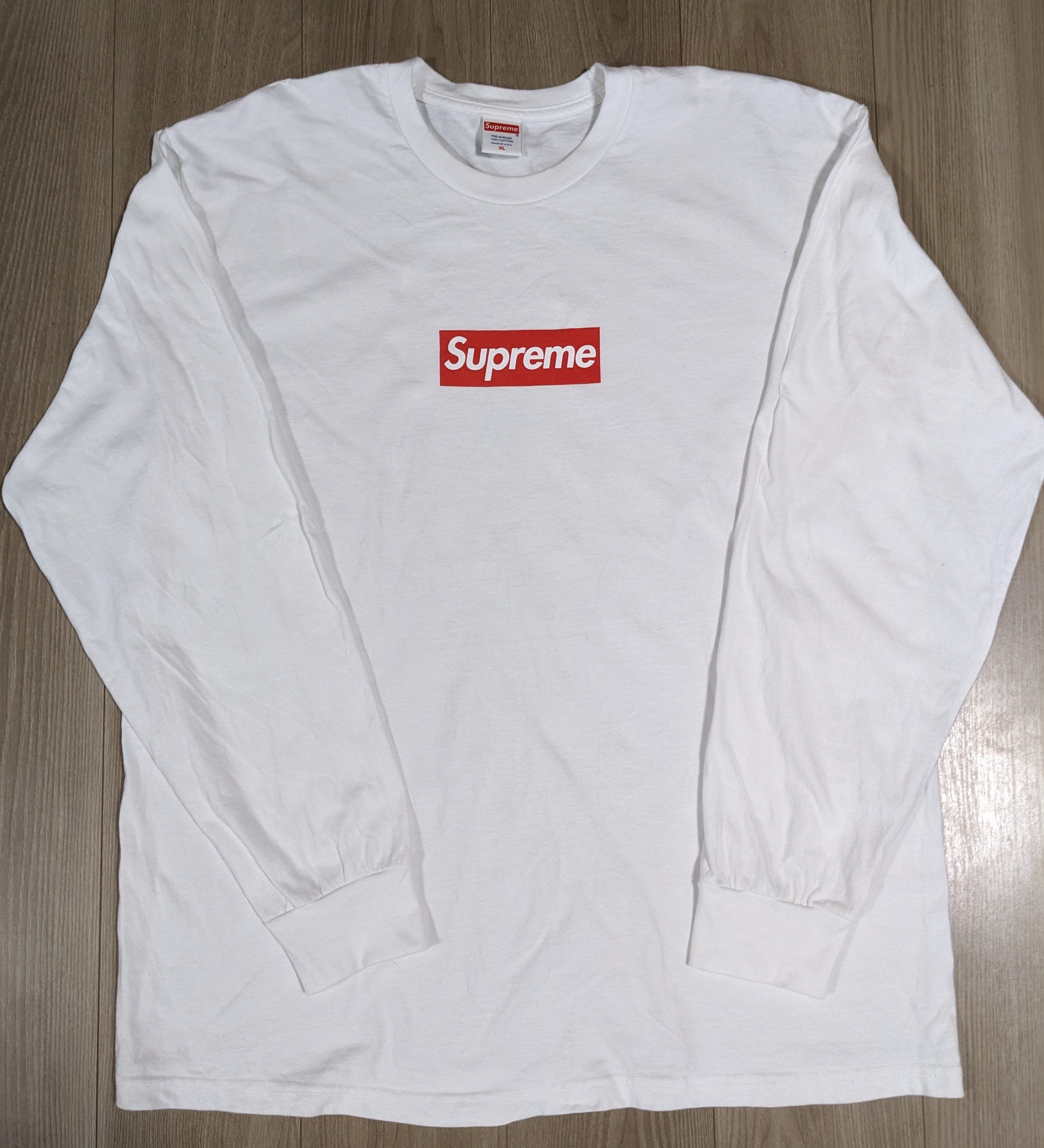 Supreme Box Logo L/S Tee "White"