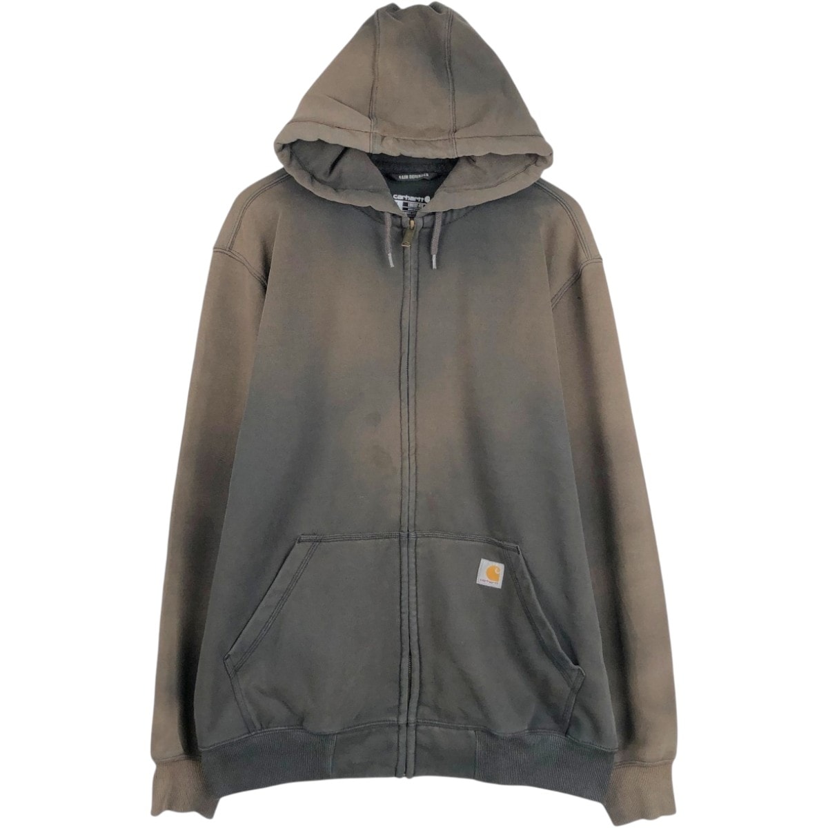 古着 カーハート Carhartt Loose Fit RAIN DEFENDER スウェットフルジップパーカー メンズL相当/eaa675986