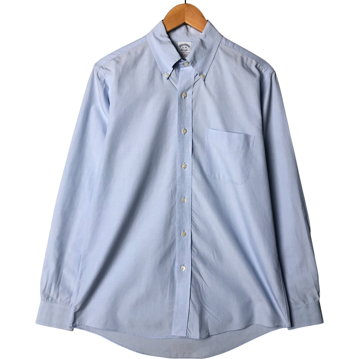 古着 ブルックスブラザーズ Brooks Brothers Est.1818 長袖 ボタンダウンシャツ メンズL相当/eaa585260