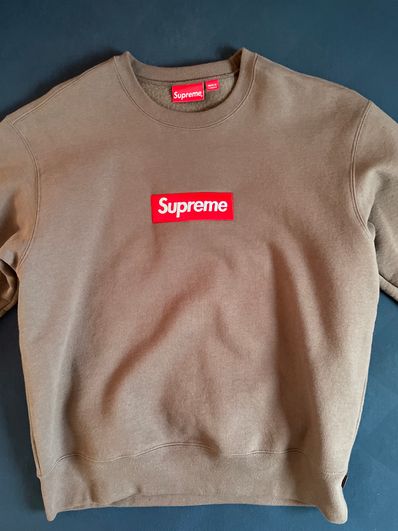 Supreme Box Logo Crewneck "Brown" (22FW)