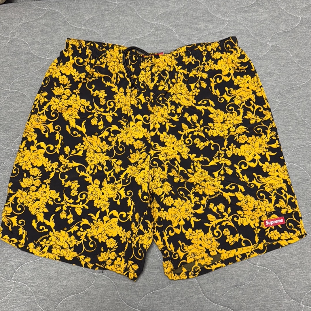 Supreme Nylon Water Short "Black Floral"