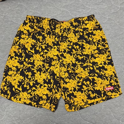 Supreme Nylon Water Short "Black Floral"