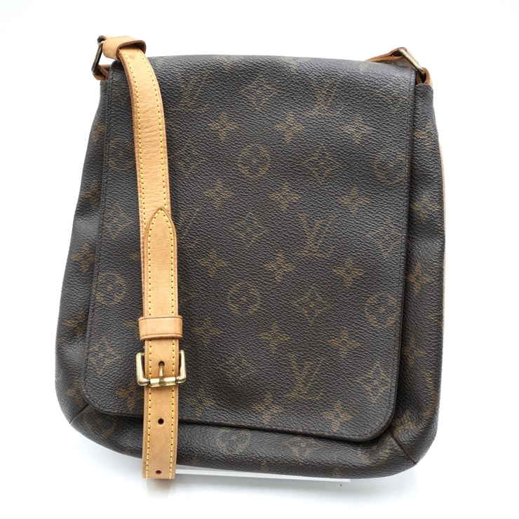 LOUIS VUITTON(ルイ・ヴィトン)ミュゼット・サルサ ヴィンテージ ショルダーバッグ モノグラム ブラウン レザー ゴールド金具 M51258【中古】