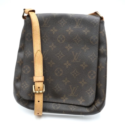LOUIS VUITTON(ルイ・ヴィトン)ミュゼット・サルサ ヴィンテージ ショルダーバッグ モノグラム ブラウン レザー ゴールド金具 M51258【中古】