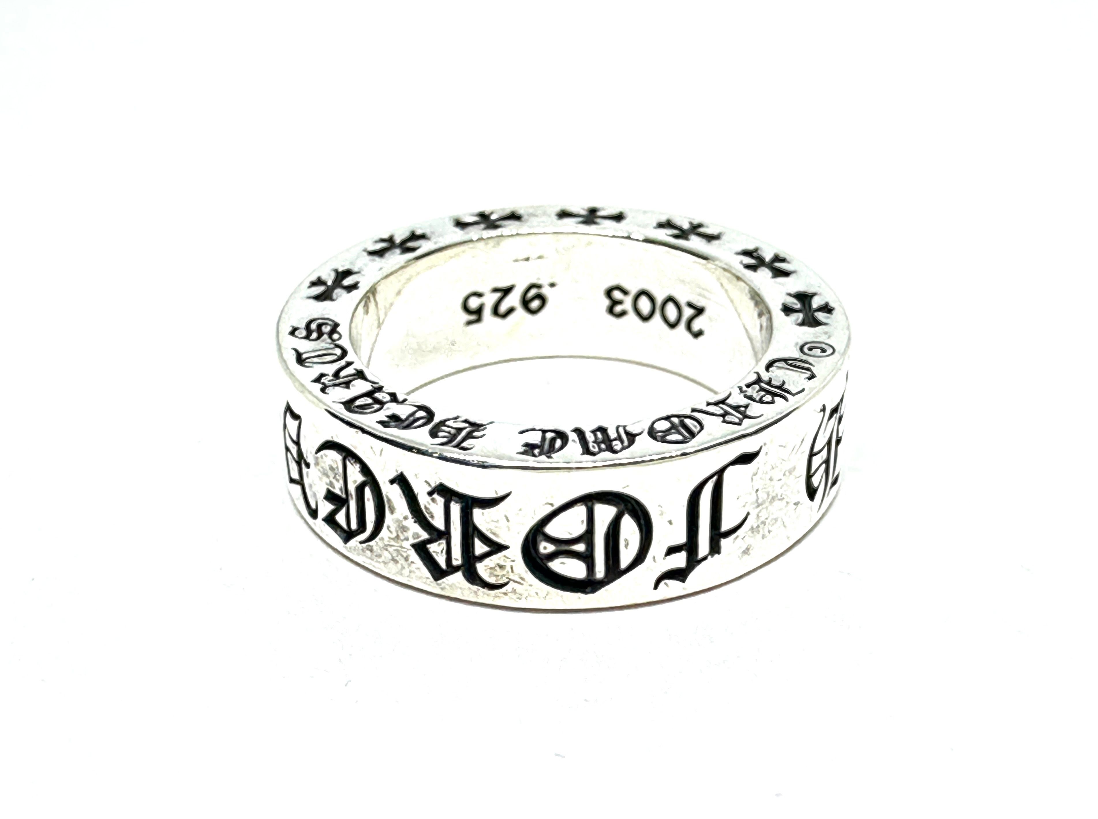 Chrome Hearts Spacer Ring 6mm CH Forever "Silver"