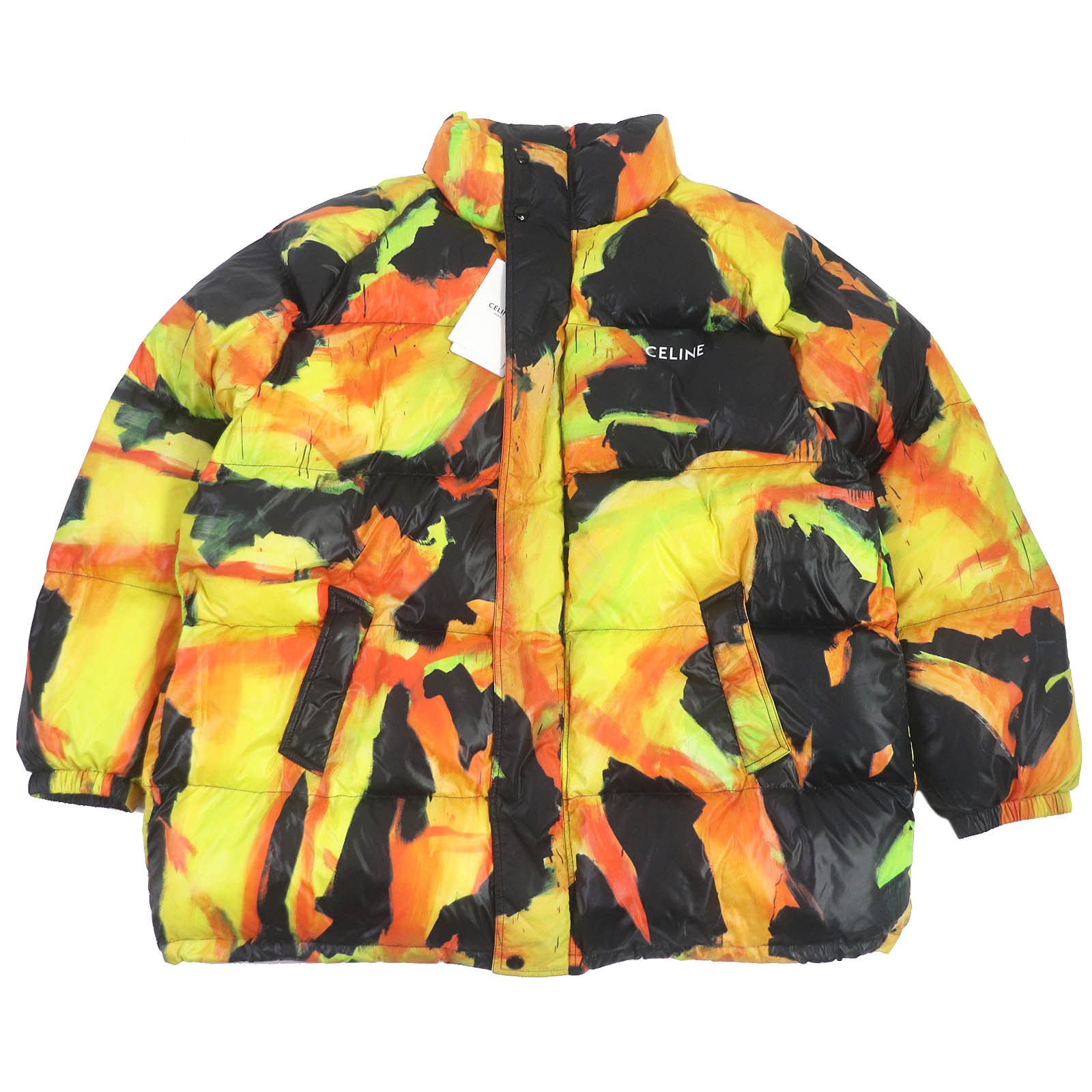 未使用品 セリーヌ
 ジャケット トーマス・ザウター オレンジ系マルチカラー メンズ 48 2W430487O