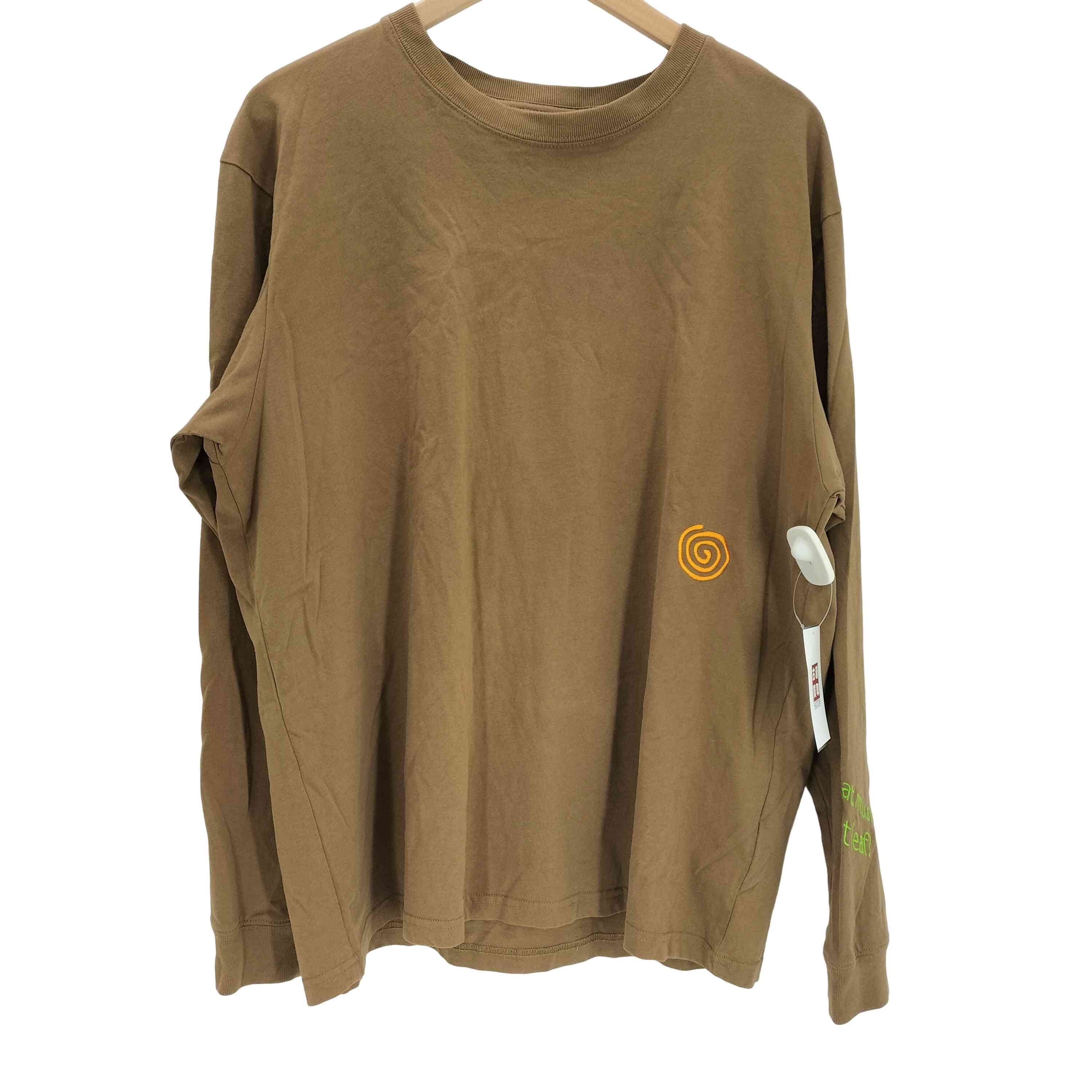 Perks and Mini 渦 ロゴ刺繍 L/S カットソー ロンT【1142797476909】
