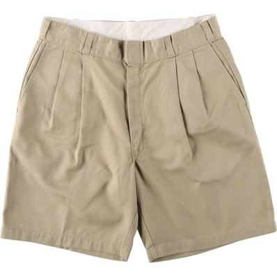古着 ディッキーズ Dickies ツータック ワークショーツ ショートパンツ メンズw34相当/eaa662986