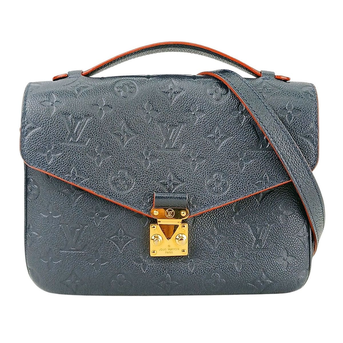 LOUIS VUITTON ルイ・ヴィトン ポシェット・メティス MM 2WAY ショルダーバッグ ハンドバッグ M44071 モノグラムアンプラント レッド  レディース【中古】