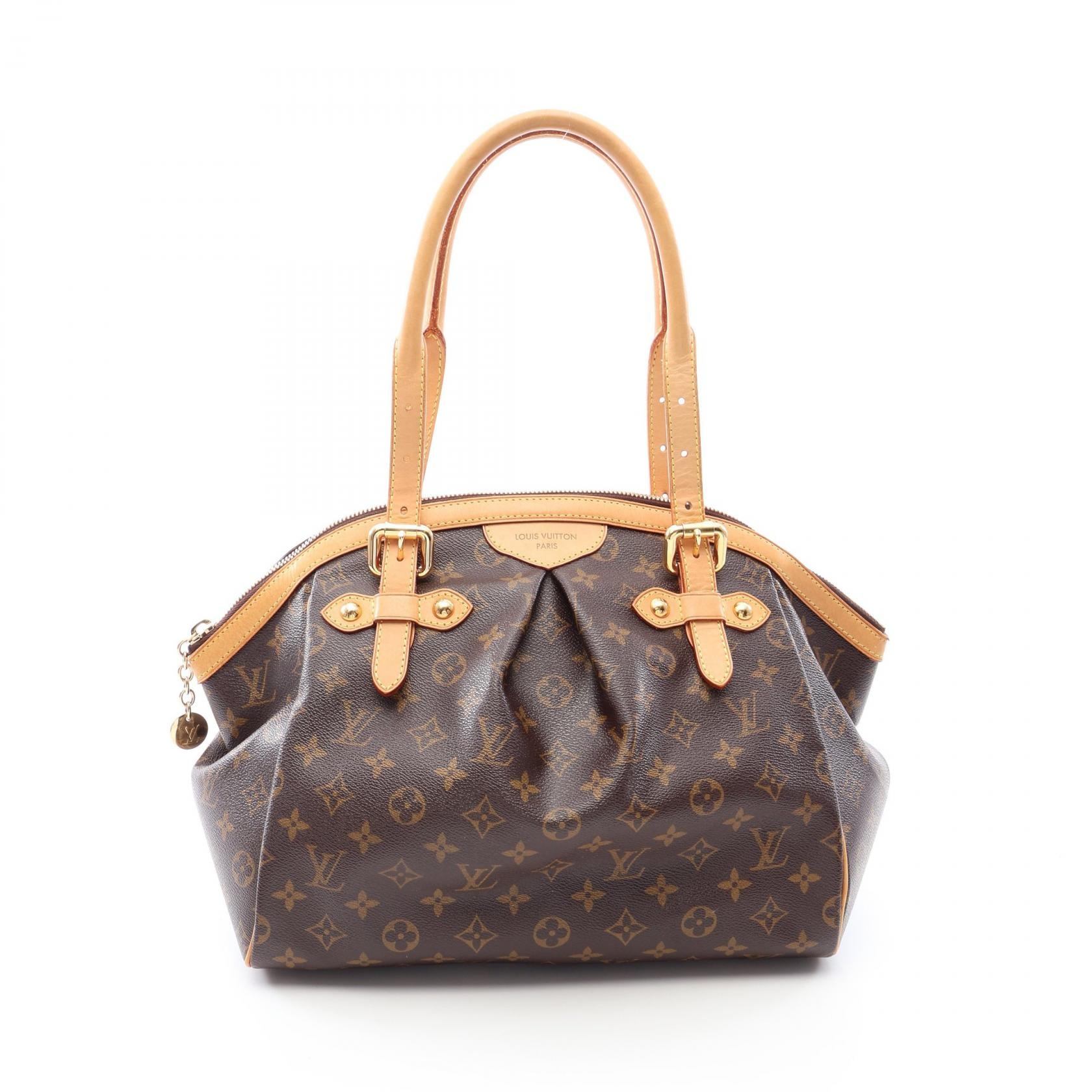 ルイ・ヴィトン LOUIS VUITTON ティヴォリGM モノグラム ハンドバッグ バッグ PVCコーティングキャンバス レザー レディース ブラウン系 M40144 【中古】