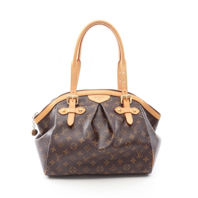 ルイ・ヴィトン LOUIS VUITTON ティヴォリGM モノグラム ハンドバッグ バッグ PVCコーティングキャンバス レザー レディース ブラウン系 M40144 【中古】