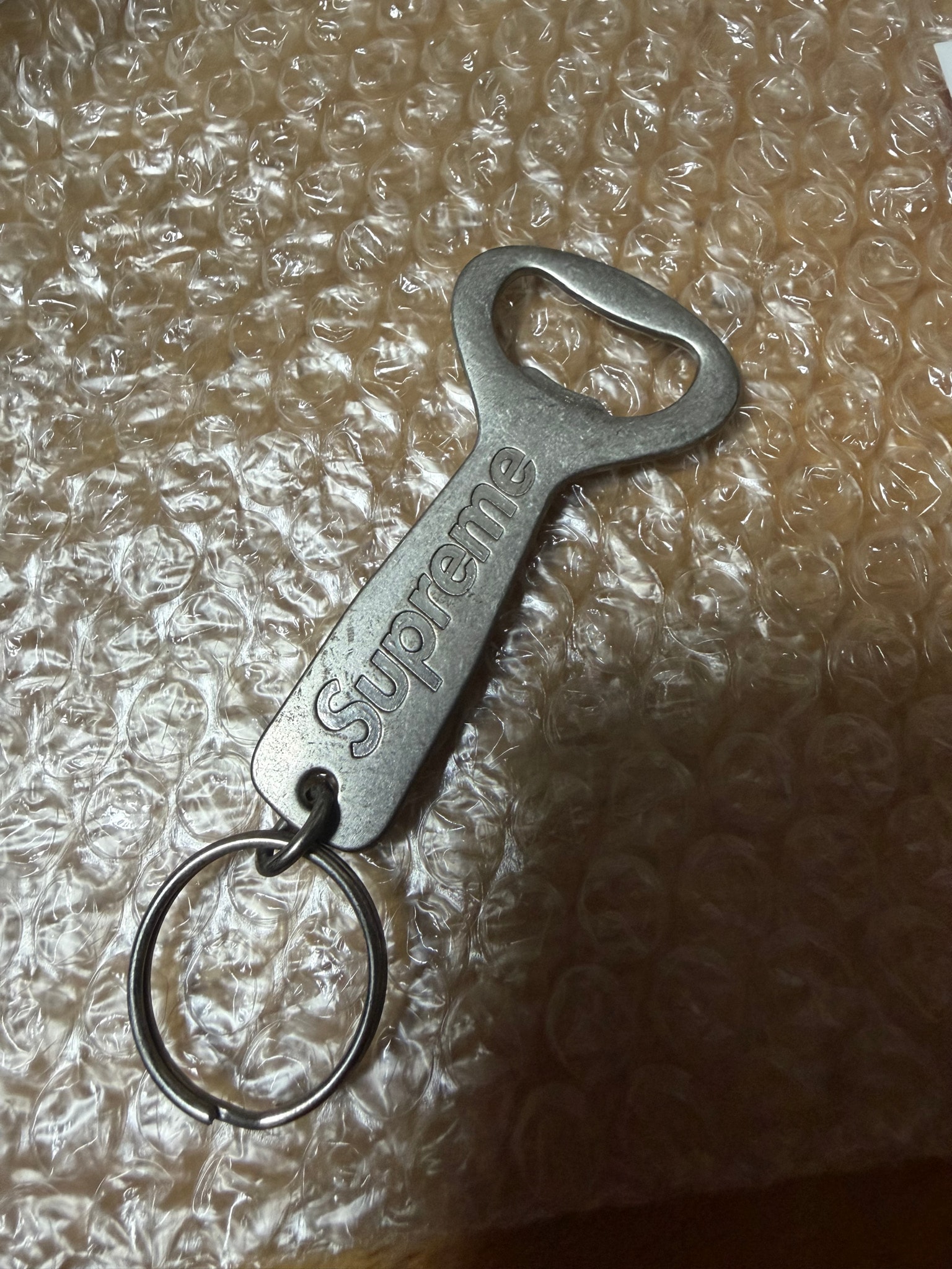 Supreme Bottle Opener Keychain "Silver"