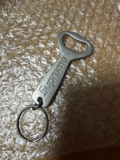 Supreme Bottle Opener Keychain "Silver"