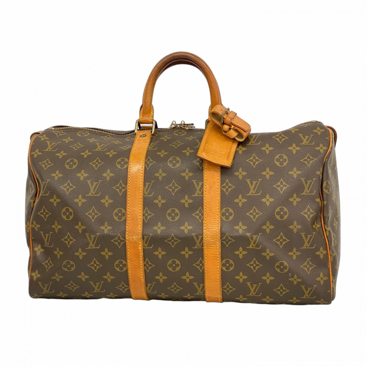 【6dc3224】ルイヴィトン ボストンバッグ モノグラム キーポル45 M41428 ブラウン【中古】メンズ レディース ユニセックス