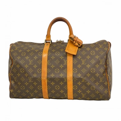 【6dc3224】ルイヴィトン ボストンバッグ モノグラム キーポル45 M41428 ブラウン【中古】メンズ レディース ユニセックス