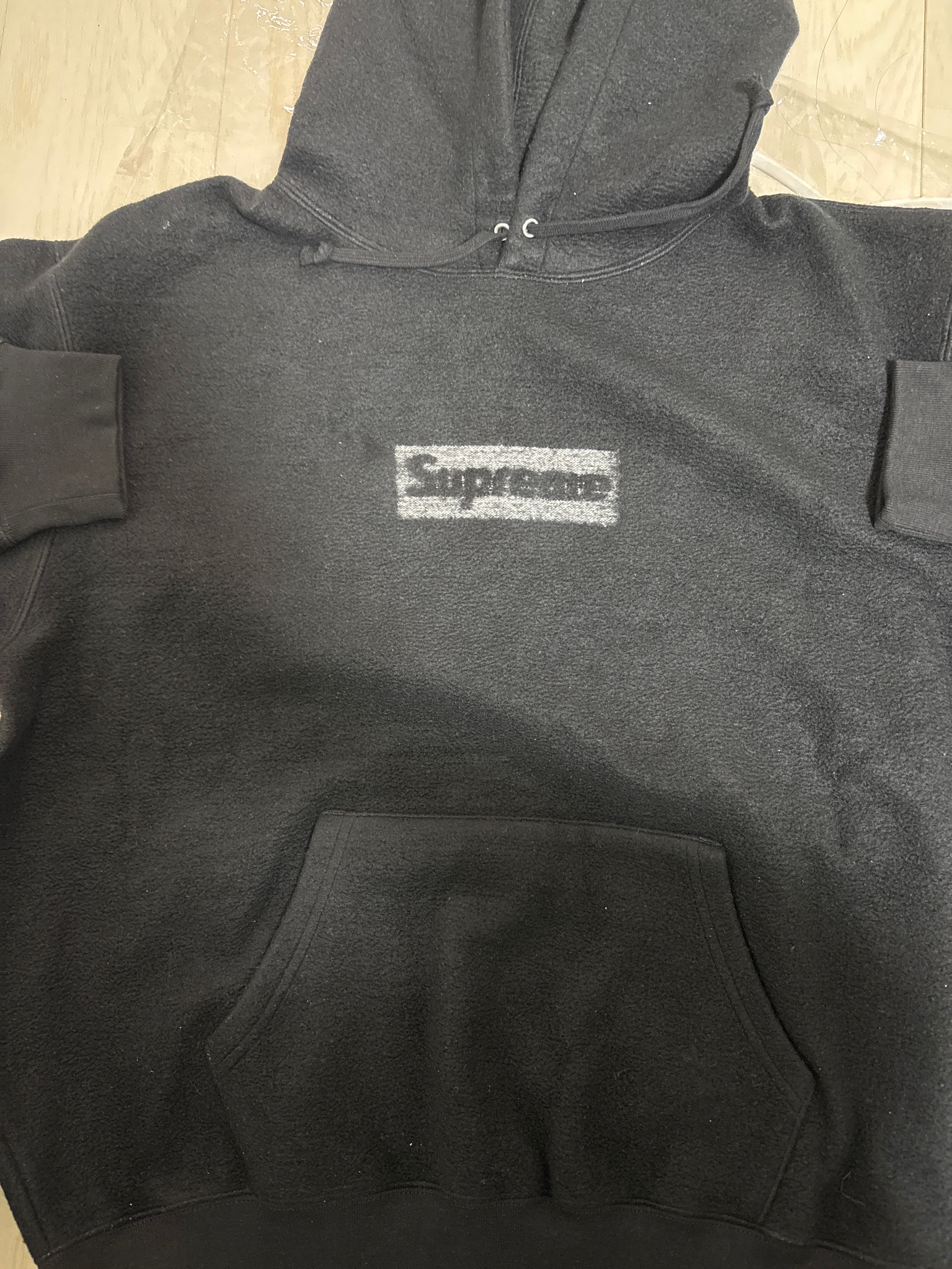 Supreme Inside Out Box Logo Hooded Sweatshirt "Black"