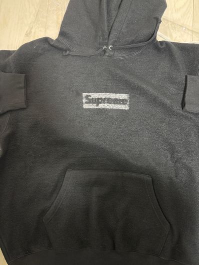 Supreme Inside Out Box Logo Hooded Sweatshirt "Black"