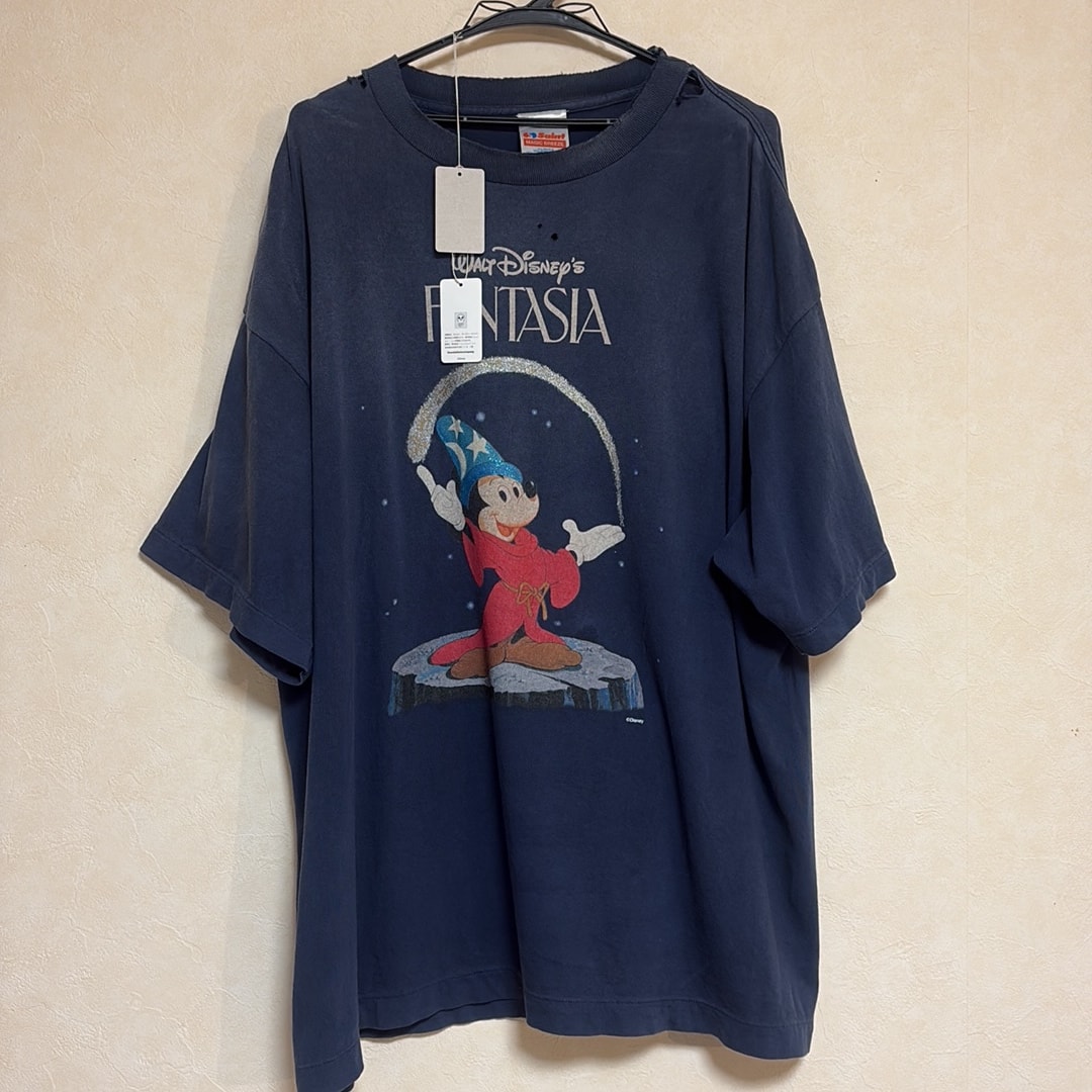 SAINT Mxxxxxx x Disney FANTASIA DNF SS Tee "Navy"