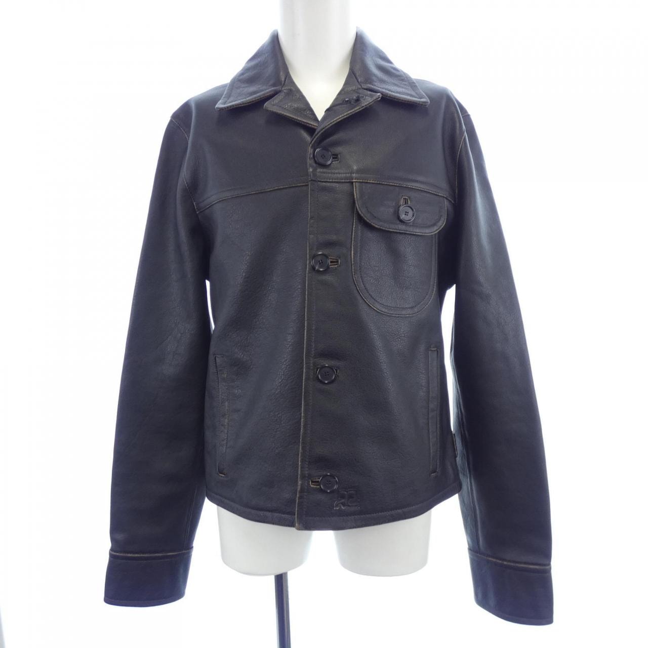 クレージュ Courreges レザージャケット