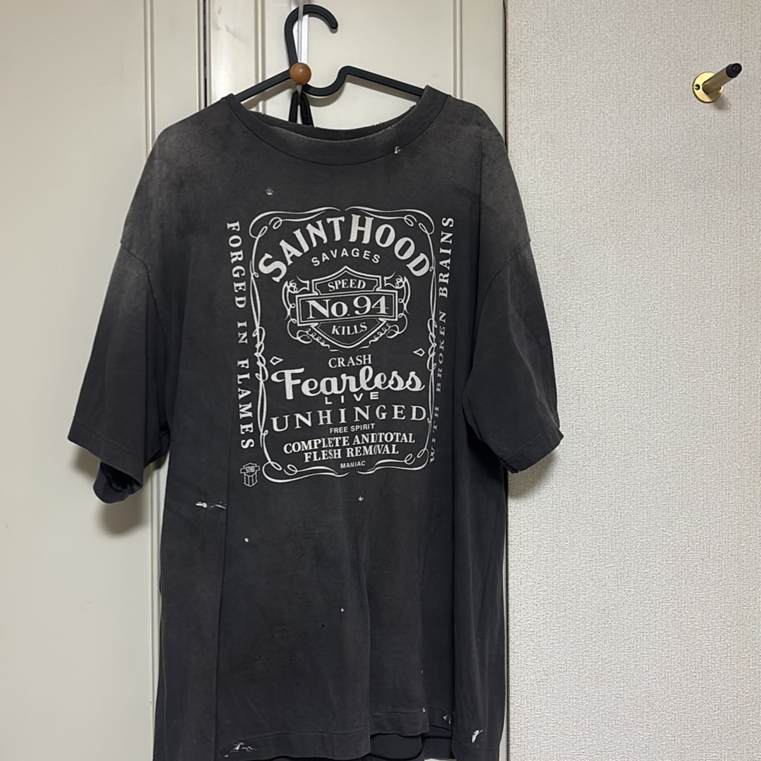SAINT Mxxxxxx x NEIGHBORHOOD SS Tee STHD.FEARLESS "Black" 25119SMN-CSM03S / SM-HR8-0000-C70