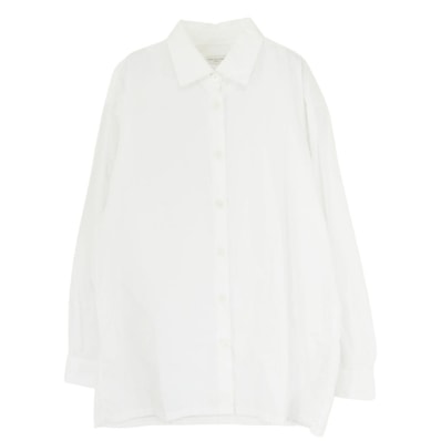 DRIES VAN NOTEN ドリスヴァンノッテン ブラウス コットン オーバーサイズ 長袖 シャツ ホワイト系 M【中古】