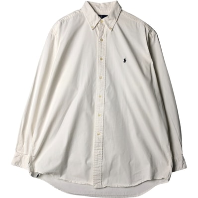 古着 ラルフローレン Ralph Lauren POLO by Ralph Lauren 長袖 ボタンダウンシャツ カナダ製 メンズL相当/eaa578055