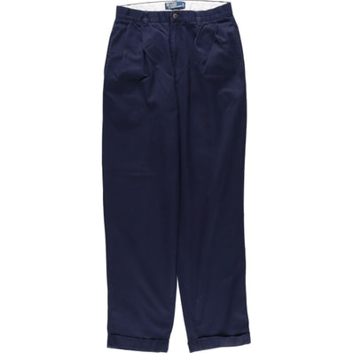 古着 ラルフローレン Ralph Lauren POLO by Ralph Lauren ツータック チノパンツ メンズw30相当/eaa644087