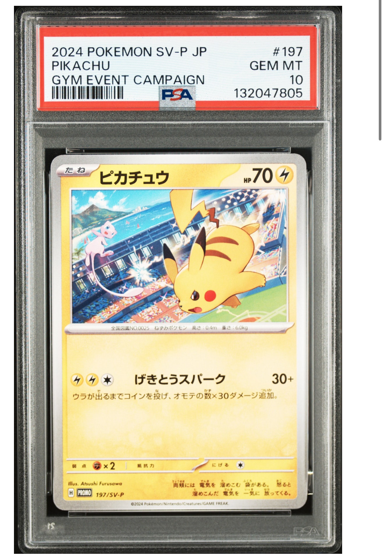 ピカチュウ P [SV-P 197](プロモーションカード「WCS2024 開催記念」)