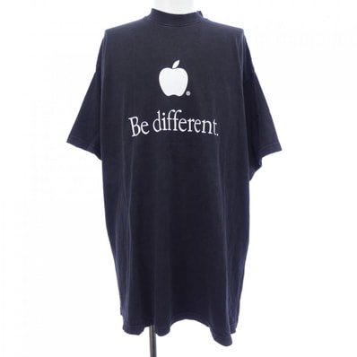 バレンシアガ BALENCIAGA BE DIFFERENT APPLE TEE 712398 TNVB3 UNISEX Tシャツ