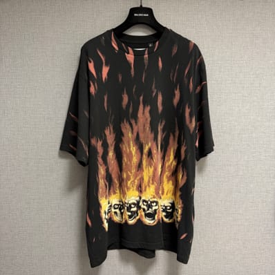 Supreme x MM6 Maison Margiela Liquid Blue Oversized Tee "Black"