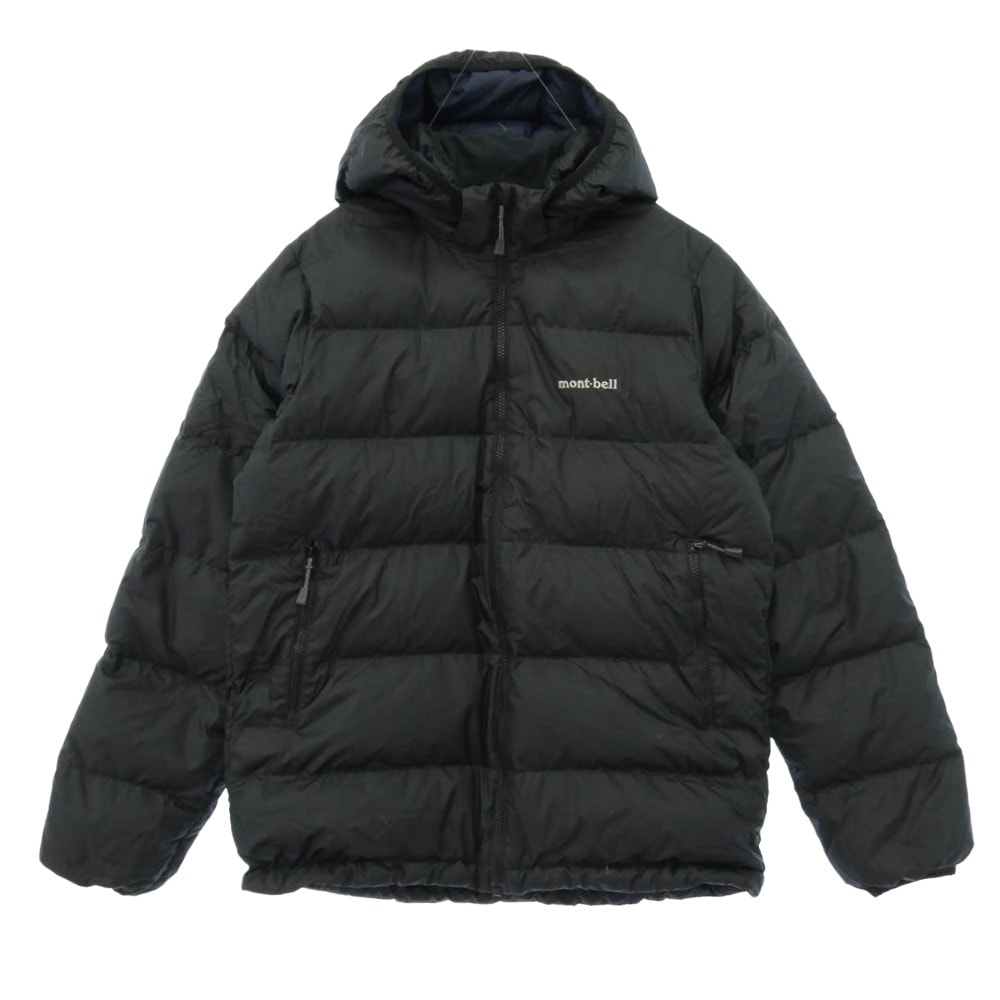 mont-bell モンベル トラベル ダウンパーカ Kid's 子供用 ダウン ジャケット ブラック系 Kid's 160【中古】