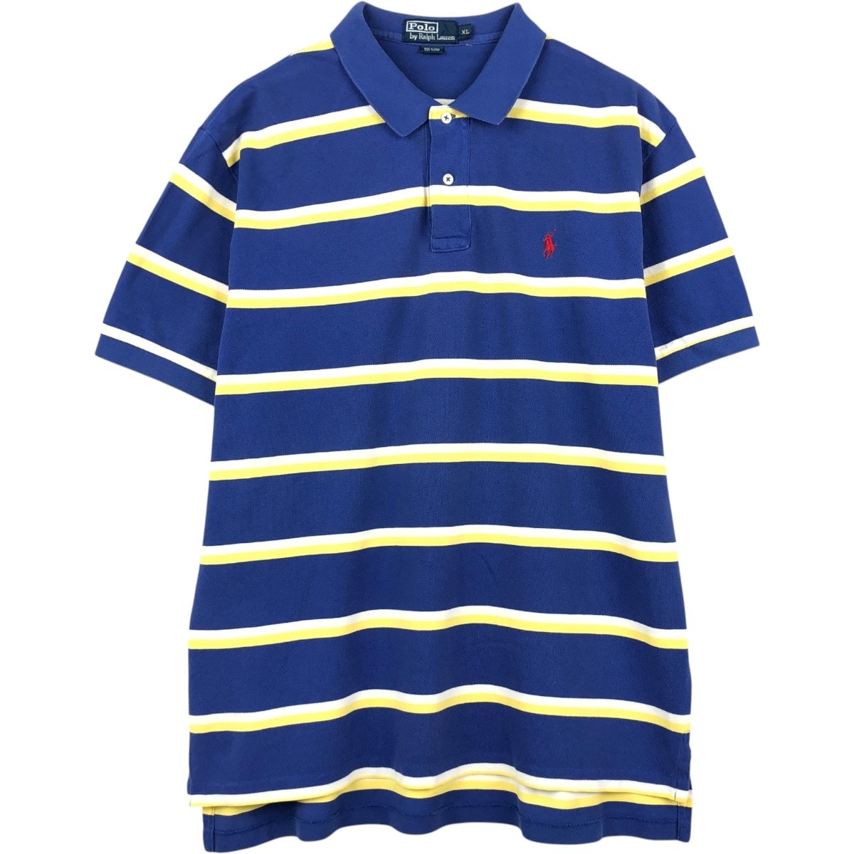 古着 ラルフローレン Ralph Lauren POLO by Ralph Lauren 半袖 ボーダー ポロシャツ メンズXL相当/eaa657050