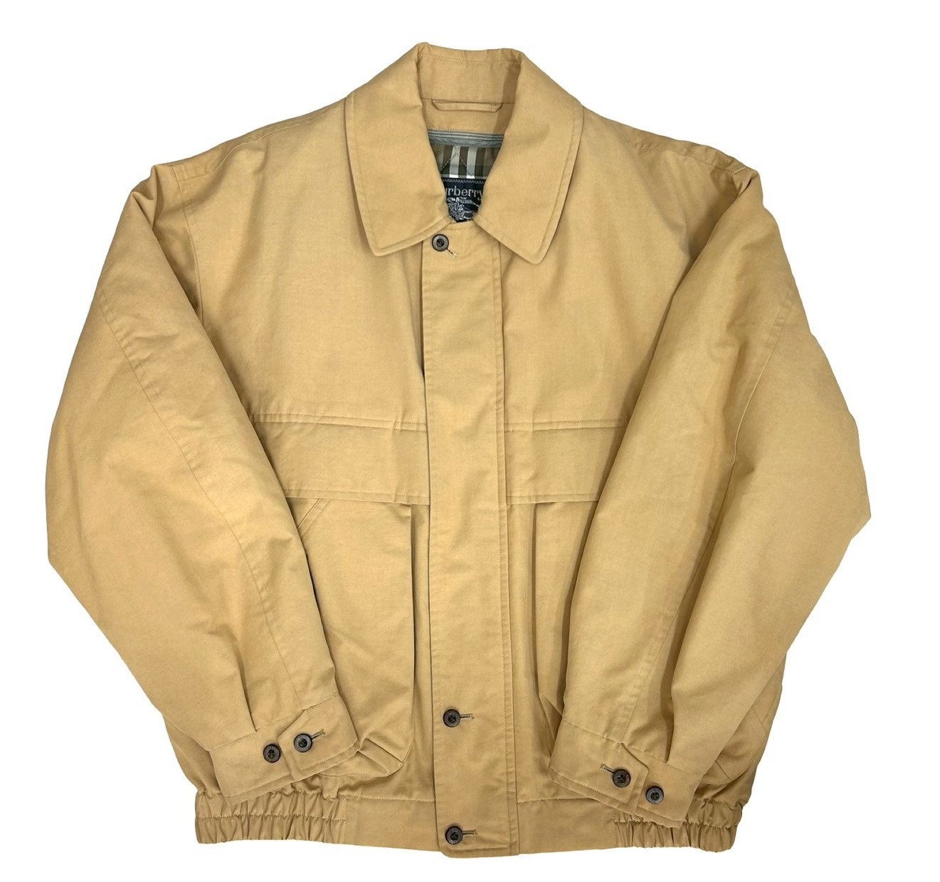 BURBERRY バーバリー スイングトップ ノバチェック コットン ポリエステル ブルゾン ベージュ
 16777