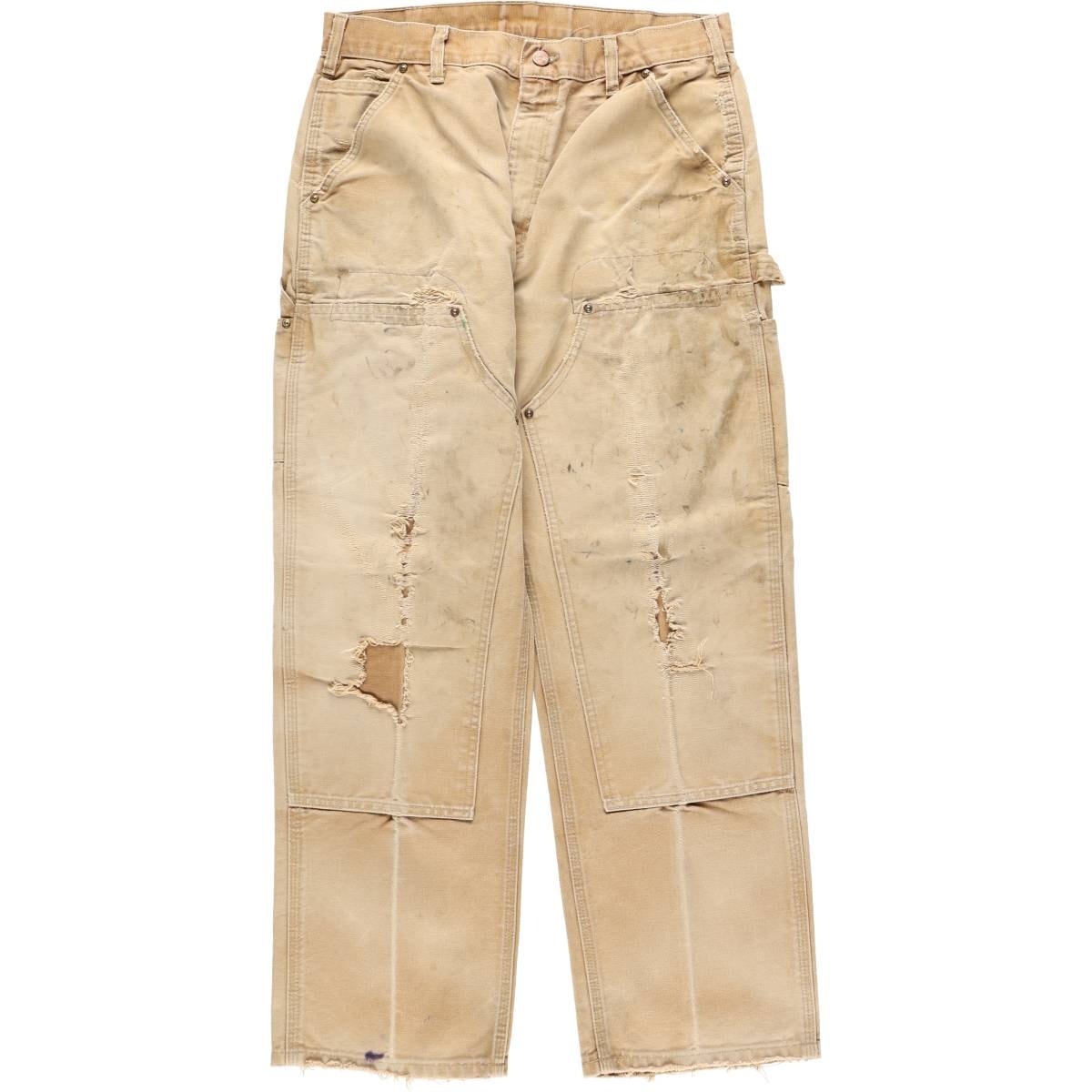 古着 カーハート Carhartt Dungaree Fit ダブルニー ダックペインターパンツ メンズw33相当/eaa664783