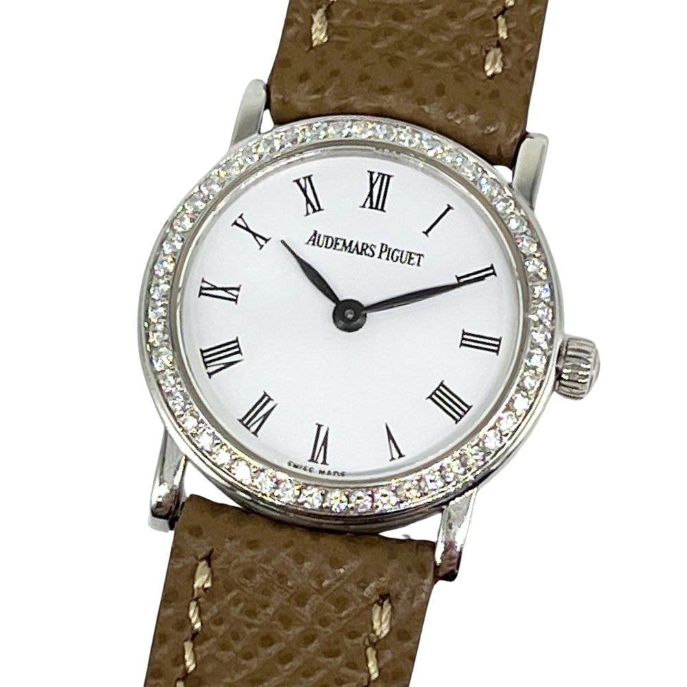 AUDEMARS PIGUET オーデマ・ピゲ CLASSIC ROUND WATCH クラシック ラウンド ウォッチ ベゼルダイヤ 手巻き 腕時計 OG12