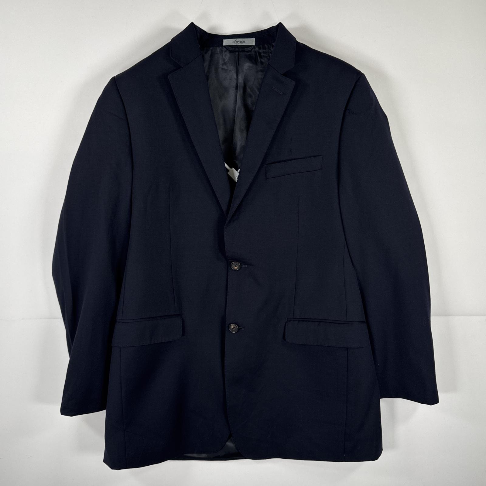 古着 ラルフローレン RALPH LAUREN テーラードジャケット ブレザー スーツ 13199  ネイビー 無地 メンズ