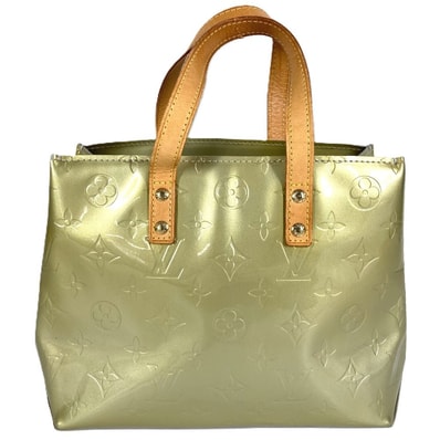 ルイヴィトン LOUIS VUITTON リードPM リード PM M91145 モノグラムヴェルニ カバン トートバッグ ハンドバッグ モノグラムヴェルニ グリ グリーン系