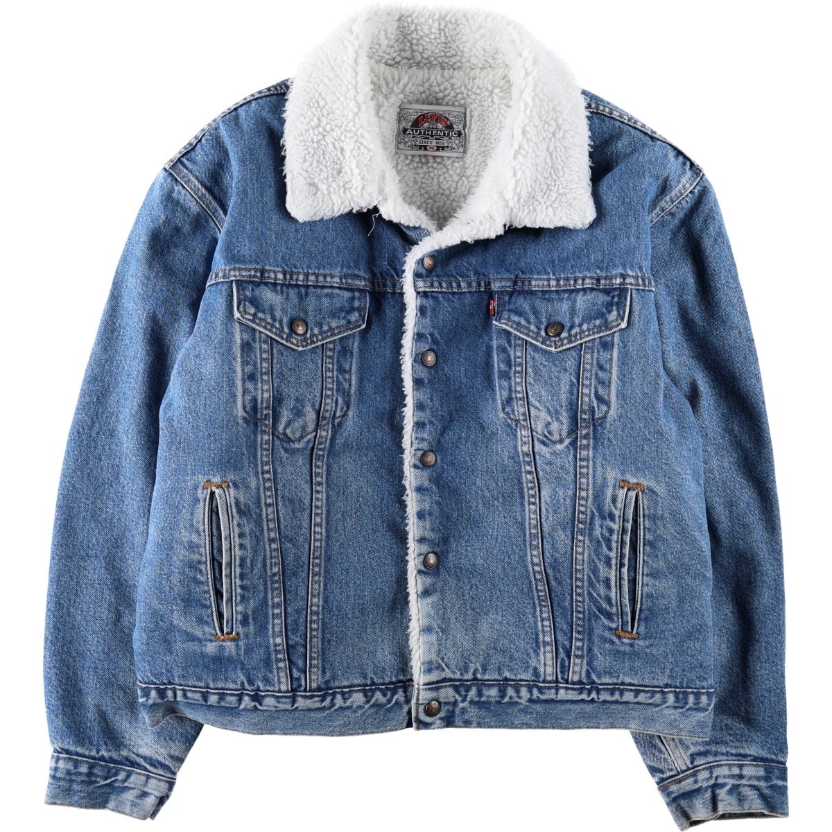 古着 90年代 リーバイス Levi's 70608-0216 デニムボアジャケット USA製 メンズXL相当/eaa686319