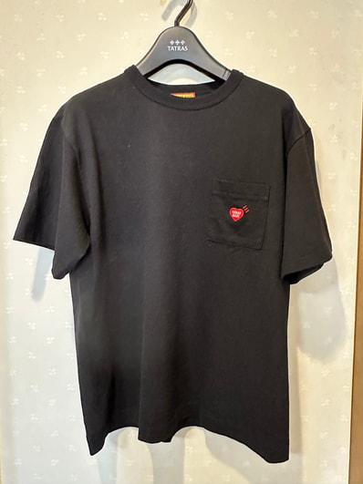 HUMAN MADE Heart Pocket T-Shirt "Black"