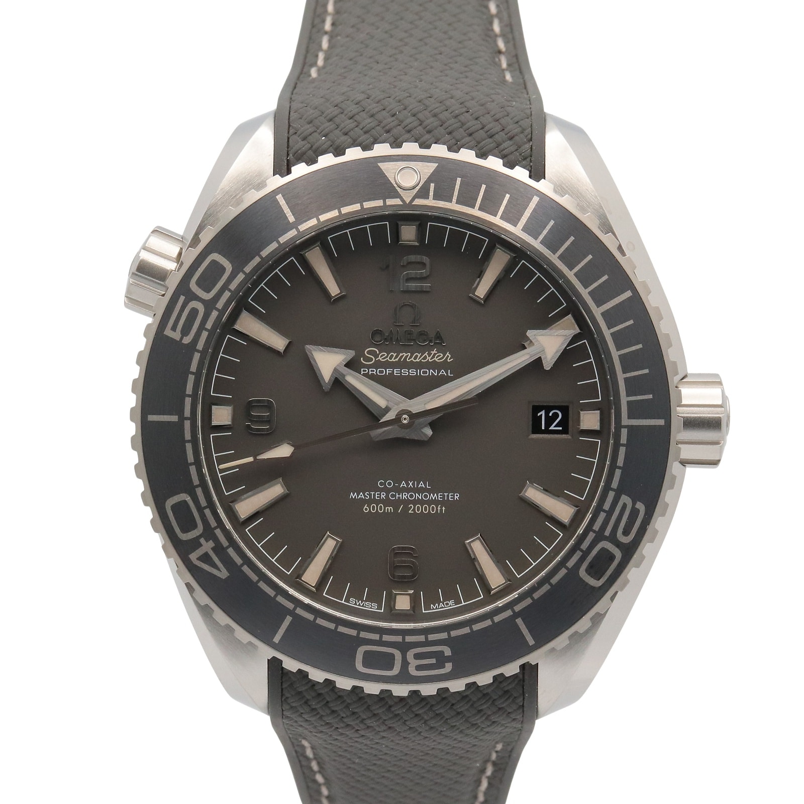 オメガ OMEGA シーマスター プラネットオーシャン 腕時計 時計 ステンレススチール ラバーベルト メンズ グレー系 215.32.44.21.01.002 【新品】